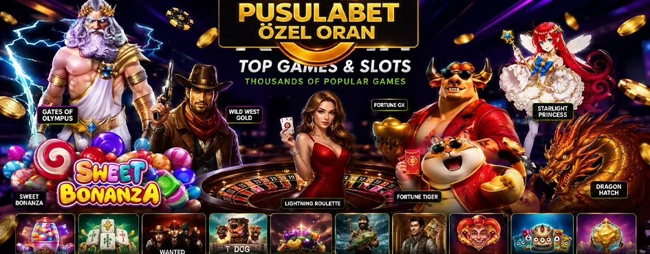 Pusulabet popüler slot oyunları